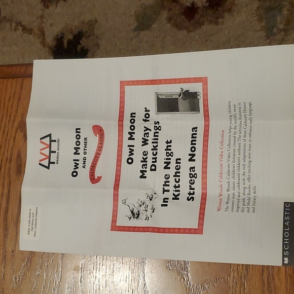 Scholastic Owl Moon Caldecott Classics VHS Tape - Picture 6 of 6